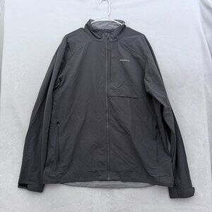 Patagonia Dirt Craft Jacket Mens XL Gray Full Zip Windbreaker Lightweight Hiking